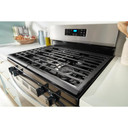 Whirlpool® Cuisinière au gaz autonettoyante avec mode sans préchauffage de 30 po WFGS3530RB