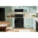 Whirlpool® Cuisinière au gaz autonettoyante avec mode sans préchauffage de 30 po WFGS3530RB