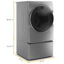 Whirlpool® Piédestal avec rangement pour laveuse et sécheuse à chargement frontal, 15.5 po (39,4 cm) WFP2715HC