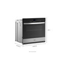 Whirlpool® Four mural simple autonettoyant - 5 pi cu WOES3030LS