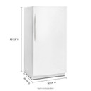 Whirlpool® Congélateur vertical avec dégivrage automatique, 16 pi3 WZF57R16FW