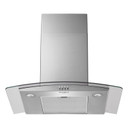 Whirlpool® Hotte de cuisinière murale incurvée en verre - 30 po WVW51UC0LS