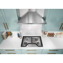 Whirlpool® Hotte de cuisinière murale incurvée en verre - 30 po WVW51UC0LS