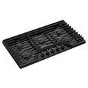 Whirlpool® Table de cuisson au gaz avec grilles en fonte à charnière EZ-2-Lift™, 36 po WCGK5036PB