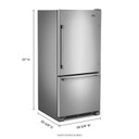 Maytag® Réfrigérateur à tiroir-congélateur inférieur - 30 po - 19 pi cu MBR1957FEZ