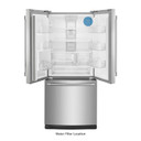 Maytag® Réfrigérateur à portes françaises avec distributeur d’eau extérieur - 30 po - 20 pi cu MFW2055FRZ