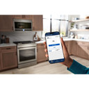 Maytag® Four à micro-ondes à hotte intégrée encastré affleurant avec gril YMMMF8030PZ Maytag® Four à micro-ondes à hotte intégrée encastré affleurant avec gril YMMMF8030PZ