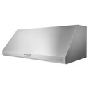 Kitchenaid® Hotte de cuisinière murale de style commercial à classe de moteur de 585 ou 1170 pi cu/min - 48 po KVWC908KSS
