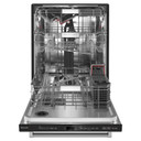 Kitchenaid® Lave-vaisselle avec troisième niveau 360° Max Jets™ et éclairage intérieur à DEL, 44 dBA KDTM804KBS