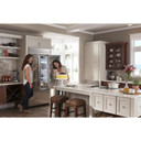 Kitchenaid® Réfrigérateur encastré à portes françaises, acier inoxydable, 20.8 pi cu, 36 po KBFN506ESS