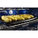 Kitchenaid® Cuisinière bi-combustible à four double à convection avec 5 brûleurs - 30 po KFDD500ESS