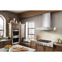 Kitchenaid® Hotte de cuisinière murale de style commercial à classe de moteur de 585 ou 1170 pi cu/min - 48 po KVWC958KSS