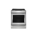 Kitchenaid® Cuisinière à induction et à convection coulissante de 30 pouces avec commandes frontales, 4 brûleurs et friture à air KSIS730PSS