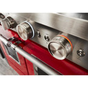 Cuisinière commerciale intelligente bicombustible KitchenAid® avec plaque chauffante, 48 po KFDC558JPA
