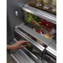 Kitchenaid® Réfrigérateur encastré à portes françaises en acier inoxydable avec design intérieur platine - 24.2 pi cu - 42 po KBFN502ESS