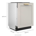 Kitchenaid® Lave-vaisselle affleurant aux armoires avec panier de 3ᵉ niveau FreeFlex™ Fit et fini PrintShield™ - 39 dBA KDTF924PPA