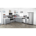 Amana® Réfrigérateur côte à côte avec distributeur externe d’eau et de glaçons à deux palettes, 33 po ASI2175GRS