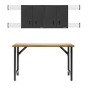 Gladiator® Armoire murale GearBox à porte pleine longueur prête à assembler GAWG28FDESG