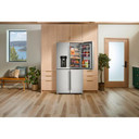 Kitchenaid® Réfrigérateur à 4 portes et profondeur de comptoir avec zone de température flexible et fini PrintShield™ de 36 po et 19.4 pi cu KRQC736RPS