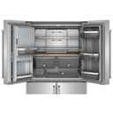 Kitchenaid® Réfrigérateur à 4 portes et profondeur de comptoir avec zone de température flexible et fini PrintShield™ de 36 po et 19.4 pi cu KRQC736RPS