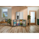 Kitchenaid® Réfrigérateur à 4 portes et profondeur de comptoir avec zone de température flexible et fini PrintShield™ de 36 po et 19.4 pi cu KRQC736RPS
