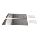 Trousse de dosseret pour hotte de cuisinière avec tablette en acier inoxydable - 48 po (121,9 cm) W10285449