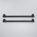 Trousse de poignées pour réfrigérateur à portes françaises - noir W10716733