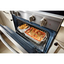 Whirlpool® Cuisinière électrique intelligente de 30 pouces avec technologie de cuisson à air, revêtement WipeClean™, auto-nettoyage/netoyage à la vapeur, préchauffage à grande vitesse et capacité de 5.3 pi cu YWFES7530RZ