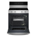 Whirlpool® Cuisinière électrique intelligente avec convection véritable, friture à air sans préchauffage, revêtement WipeClean™, autonettoyage/nettoyage à la vapeur et préchauffage très rapide - 30 po et 5.3 pi cu YWFES7530RZ