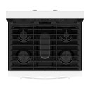 Whirlpool® Cuisinière au gaz intelligente avec convection véritable, autonettoyage/nettoyage à la vapeur, préchauffage rapide - 30 po et 5.3 pi cu WFGS7530RW