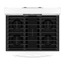 Whirlpool® Cuisinière au gaz de 30 pouces avec friture et cuisson à air, autonettoyante avec préchauffage WFGS5030RW