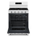 Maytag® Cuisinière au gaz à convection avec friture et cuisson à air sans préchauffage - 30 po - 5 pi cu MFGS6030RW