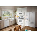 Whirlpool® Four à micro-ondes à hotte intégrée avec une puissance de cuisson de 900 watts de 30 po et 1,7 pi cu YWMMS3130RW