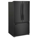 Whirlpool® Réfrigérateur à portes françaises, profondeur de comptoir et congélateur inférieur - 36po - 20picu WRFC2036RB