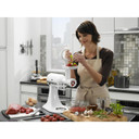 Batteur sur socle à tête inclinable KitchenAid de 4.7 L (5 pintes) de la série Artisan KSM150PSWH