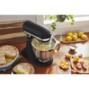 Kitchenaid® Batteur sur socle à tête inclinable Artisan® avec ensemble d'accessoires de qualité supérieure KSM195PSBK