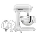 Batteur sur socle à bol relevable, 5,5 pintes, KitchenAid® KSM55SXXXWH