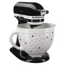 Batteur sur socle à tête inclinable KitchenAid de 4.7 L (5 pintes) de la série Artisan KSM150PSOB