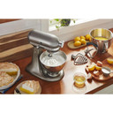 Kitchenaid® Batteur sur socle à tête inclinable Artisan® avec ensemble d'accessoires de qualité supérieure KSM195PSMS