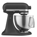 Batteur sur socle KitchenAid® de 5 pintes avec bol en acier inoxydable brossé. KSM192XDBK