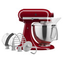 Kitchenaid® Batteur sur socle à tête inclinable Artisan® avec ensemble d'accessoires de qualité supérieure KSM195PSER