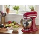 Batteur sur socle à tête inclinable KitchenAid de 4.7 L (5 pintes) de la série Artisan KSM150PSER