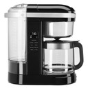 Kitchenaid® Cafetière avec douchette en spirale de 12 tasses et plaque chauffante programmable KCM1209OB