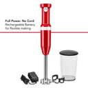 Kitchenaid® Mélangeur à main sans fil à vitesses variables av/ accessoires KHBBV83ER