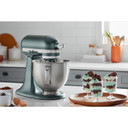 Batteur sur socle KitchenAid® de 5 pintes avec bol en acier inoxydable brossé. KSM192XDJP