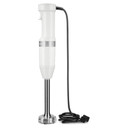 Kitchenaid® Mélangeur à main câblé à vitesses variablesavec accessoires. KHBV83WH