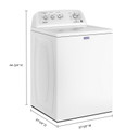 Maytag® Laveuse à chargement vertical avec remplissage profond - 4.4 pi cu MVW4005SW