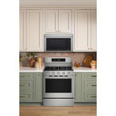 Kitchenaid® Cuisinière au gaz non encastrée intelligente avec modes de cuisson à convection - 5 pi cu KFGS530SPS
