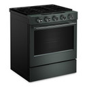 Kitchenaid® Cuisinière au gaz coulissante intelligente avec modes de cuisson à convection et brûleur 2 en 1 - 5 pi cu KSGS530SJP