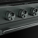 Kitchenaid® Cuisinière au gaz coulissante intelligente avec modes de cuisson à convection et brûleur 2 en 1 - 5 pi cu KSGS530SJP